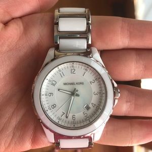 Michael Kors Watch- White/Silver